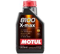 1 Liter MOTUL Huile Moteur 8100 X-MAX 0W-40 ACEA A3/B4, API SERVICE SP BMW LL-01