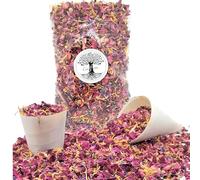 1 Litre Confettis de Mariage Fleurs séchées Naturels Biodégradables Pétales de Rose Soucis Bleuet Décoration de Fêtes, Table Bohème Champêtre Confettis à Lancer Artisanat Français