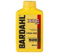 Bardahl - XTC C60 - Huile pour moteur moto 4T (avec ou sans embrayage à bain d'huile) 10W50 (1 l)