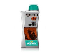 1 LITRE D'HUILE MOTEUR MOTOREX TOP SPEED 4T 10W30 100% SYNTHÉTIQUE MA2