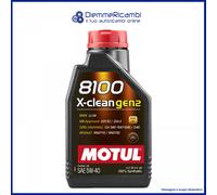 MOTUL Huile moteur 8100 X-CLEAN 5W40 109227