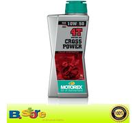 1 Litre Huile de Moteur 4 Temps MOTOREX Cross Power 4t 10w50 100% Synthétique