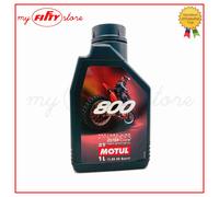 1 Litre Huile MOTUL 800 Factory Line Off Road 100% Synthétique 2 Pas 104038 MO08