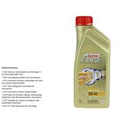 1 Litre Original Castrol Huile Moteur EDGE 5W-40