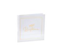 SANTEX 8016-3, Livre d'or Baptême, Blanc et Or