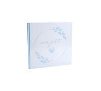 1 Livre d'or ""mon petit coeur"" en Bleu Ciel et Blanc REF/7624 (Baby Shower, Naissance, Baptême)