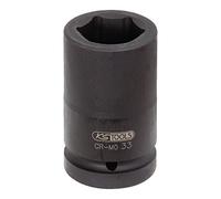 1" Llave de vaso de impacto hexagonal, larga, 95 mm