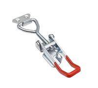 1 loquet à bascule en acier - Grand moraillon pour couvercle de fumoir - Facile à utiliser - Libération rapide - Pince de traction