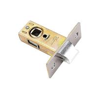 1 loquet de porte invisible en acier inoxydable pour une utilisation avec des poignées de porte à levier (plat 35 mm)