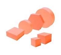 1 lot d'accessoires de photographie cube en mousse solide blocs géométriques formes pour bijoux, maquillage et accessoires de modélisation géométrique cube accessoires