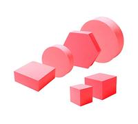 1 lot d'accessoires de photographie cube en mousse solide blocs géométriques formes pour bijoux, maquillage et accessoires de modélisation géométrique cube accessoires