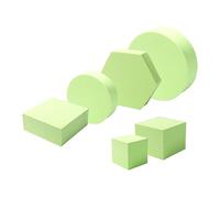 1 lot d'accessoires de photographie cube en mousse solide blocs géométriques formes pour bijoux, maquillage et accessoires de modélisation géométrique cube accessoires
