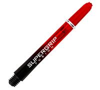 1 lot de 3 tiges de fléchettes Harrows Supergrip Fusion, Rot, Midi
