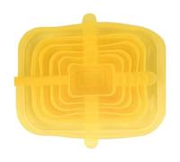 1 lot de 6 couvercles en silicone extensibles pour conservation des aliments