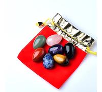 1 lot de 7 mini œufs en cristal naturel pour femme Kegel exercice du plancher pelvien soin vaginal prune