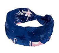 1 lot de bandeaux élastiques antidérapants pour femmes, bandeau de sport en tissu doux pour entraînement, yoga, accessoires de cheveux tendance, esthétique, clair de lune, flamant rose 590