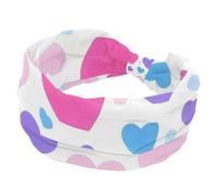 1 lot de bandeaux larges pour femme - Bandeau élastique à motif d'amour - 1819 - Bandeau à cheveux pour femme - Turban d'entraînement doux - Accessoires de transpiration