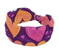 1 lot de bandeaux larges pour femme - Bandeau élastique Art Love-1780 - Bandeau de cheveux pour femme - Turban d'entraînement doux - Accessoires de transpiration