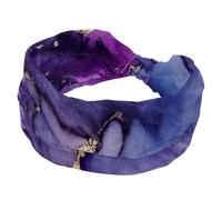 1 lot de bandeaux rétro esthétiques marbres-1446 élastique doux antidérapant tendance pour femmes - doux, large et élégant pour toutes les occasions