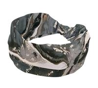 1 lot de bandeaux rétro esthétiques marbres-1470 élastique doux antidérapant tendance pour femmes - doux, large et élégant pour toutes les occasions