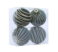 1 lot de boules de Noël décoratives à suspendre multicolores pour sapin de Noël - Décoration élégante à suspendre