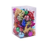 1 lot de boules de Noël incassables en forme de flocon de neige à suspendre pour sapin de Noël - Grandes boules de Noël en verre - L'Étrange de monsieur Jack - Décorations pour sapin de monsieur Jack