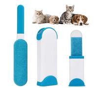 1 lot de brosse anti-peluches pour poils d'animaux, avec mécanisme autonettoyant, réutilisable, brosse anti-peluches pour enlever les poils d'animaux, le canapé, les vêtements et la voiture