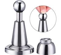 1 lot de butées de porte magnétiques en acier inoxydable à fixation murale