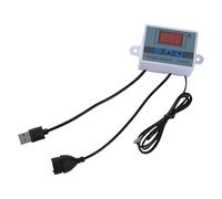 1 lot de câble d'alimentation USB avec contrôleur de température à trois boutons - Contrôle précis pour ventilateur de bureau et souffleurs - Contrôleur de température USB