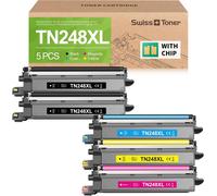 1 lot de cartouches de toner 130 A compatibles avec HP CF350A CF351A CF352A CF353A pour imprimante HP Color Laserjet Pro MFP M176n M177fw
