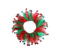 1 lot de colliers colorés pour animaux de compagnie, colliers de Noël et Halloween, accessoires festifs (rouge)