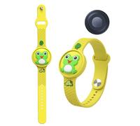 1 lot de coque en silicone pour Motorola Moto - Tracker anti-perte - Imperméable, sangle réglable toergy - Antichoc - Coque de suivi GPS pour enfants, robuste et durable - Jaune