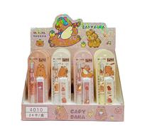 1 lot de crayons mécaniques sur le thème Kawaii Capybara, outils d'écriture artistique pour l'école et le bureau, cadeaux originaux de papeterie