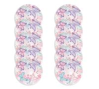 1 lot de décorations de fête d'anniversaire en forme de papillon, assiettes, serviettes, tasses, drapeaux, assiettes, cartes d'invitation en option