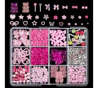 1 lot de décorations en résine pour ongles en forme de papillon - Application facile au quotidien - Pour les amateurs de nail art et les experts