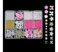 1 lot de décorations en résine pour ongles en forme de papillon - Application facile au quotidien - Pour les amateurs de nail art et les experts