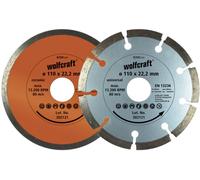 1 lot de disques diamant Wolfcraft 8390000