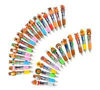 1 lot de jolis stylos à bille 4 couleurs style Hydrochoerus - Cadeau stimulant pour les enfants pour écrire, dessiner et marquer - Marqueur multicolore