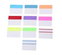 1 lot de marqueurs de page adhésifs colorés avec onglets colorés pour livre inscriptible pour l'école