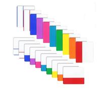 1 lot de marqueurs de page adhésifs colorés avec onglets colorés pour livre inscriptible pour l'école