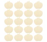 1 lot de pendentifs en copeaux de bois de pommier pour travaux manuels, créatifs, décoration rustique, décorations en bois, étiquettes en bois, matériaux de bricolage, tranches de bois
