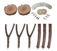 1 lot de perchoirs confortables à ventouse pour perroquets, inséparables, pinsons