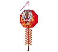 1 lot de pétards électroniques, décoration de pétard électrique de style chinois, décorations à suspendre pour la maison, les mariages, les décorations chinoiserie, accessoires de Nouvel An, rouge