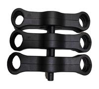 1 lot de poussettes jumelles - Large compatibilité - Fixation parapluie - Double connecteur - Fixation pour poussettes