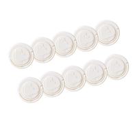 1 lot de protections pour prise de courant à 2 broches rondes pour prise de courant européenne