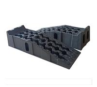1 lot de rampes d'accès pour voiture, jeu de rampes de charge lourde en polypropylène jusqu'à 7,25 tonnes/16 000 livres, plateforme d'accès pour voiture, 92 x 32 x 32 cm, plateforme élévatrice de