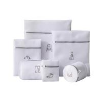 1 lot de sacs à linge en maille filet pour linge délicat, sac de lavage en maille avec fermeture éclair, sac de séchage pour le nettoyage et le séchage des vêtements, pulls, soutien-gorge, 1 lot