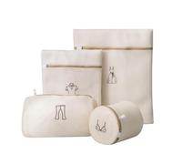 1 lot de sacs à linge en maille filet pour linge délicat, sac de lavage en maille avec fermeture éclair, sac de séchage pour le nettoyage et le séchage des vêtements, pulls, soutien-gorge, 1 lot