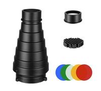 1 lot de snoot pour photographie qui améliore la mise au point de la lumière avec la couleur parfaitement pour les professionnels et les amateurs, outil de photographie commercial