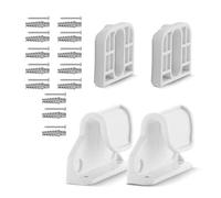 1 lot de supports de fixation murale pour clôture d'enfant avec crochets et vis compatibles avec différents modèles de barrière de bébé